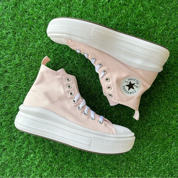 Converse Chuck Taylor All Star Move Hi Decade Pink - Picture 2 of 8